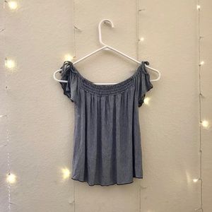 American Eagle Off the Shoulder Soft & Sexy Shirt